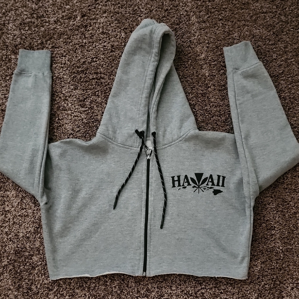 Gray Zip-Up Hoodie